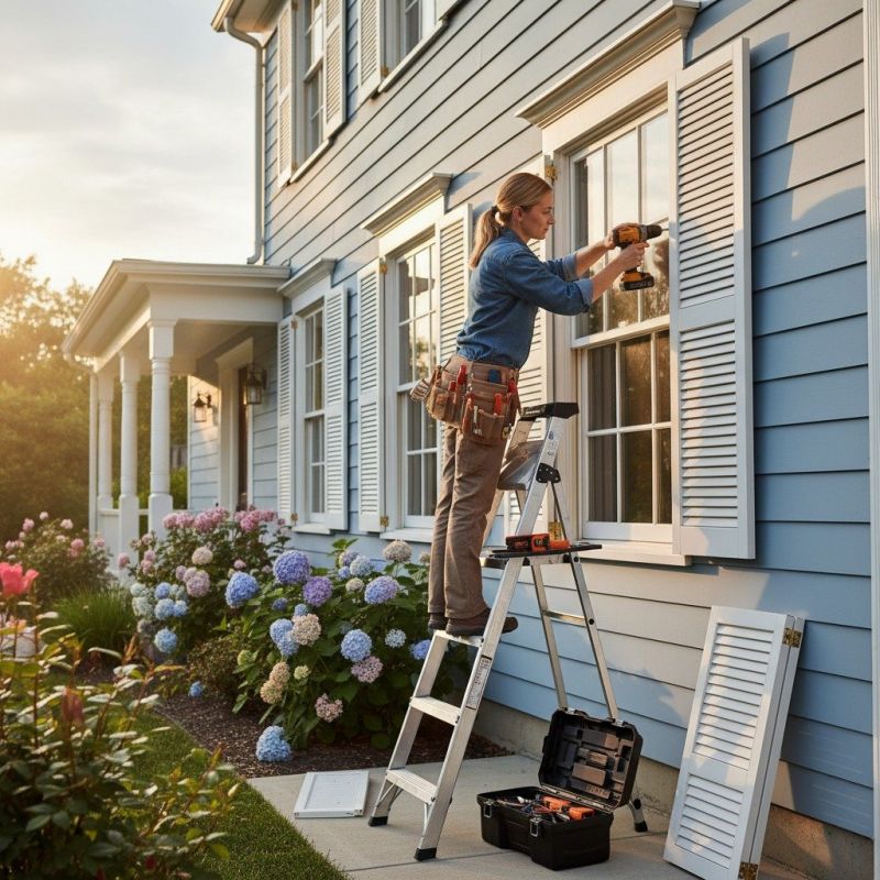 Shutter Reattachment in Kansas City, KS
